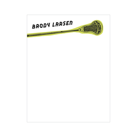 lacrosse stationery