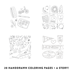 hello baby coloring book: digital edition