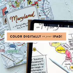 maryland coloring book: digital edition