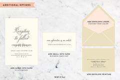 Adornment Collection - Customizable Wedding Invitation Set