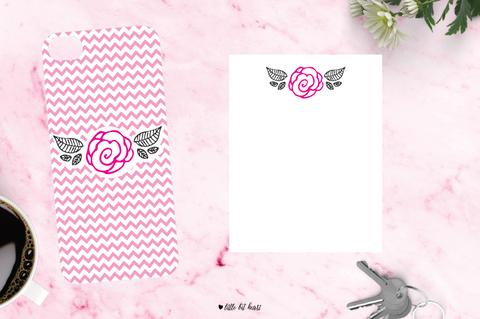 chevron bloom - pink collection