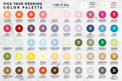 Colordipped - Customizable Wedding Invitation Set