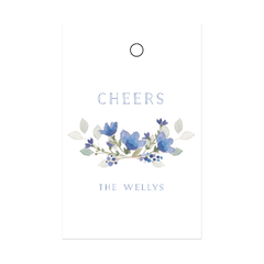 Floral Wine Tags