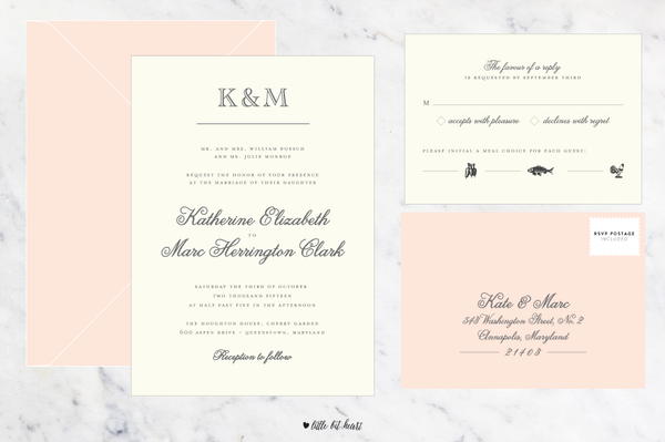 Customizable Wedding Invitation