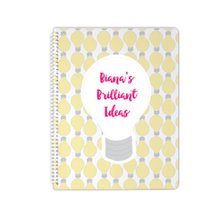 lightbulb notebook