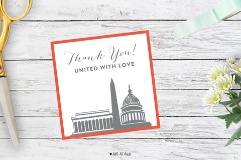 united with love dc favor tags