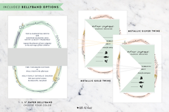 Watercolor Abstract - Customizable Wedding Invitation Set