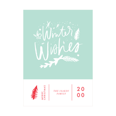 Winter Wishes Holiday Card